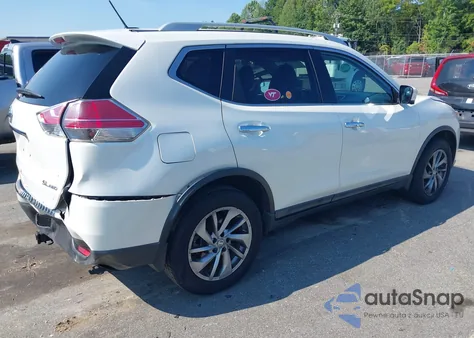 2015 Nissan Rogue Sl z USA, uszkodzony, nr VIN 5N1AT2MVXFC760680
